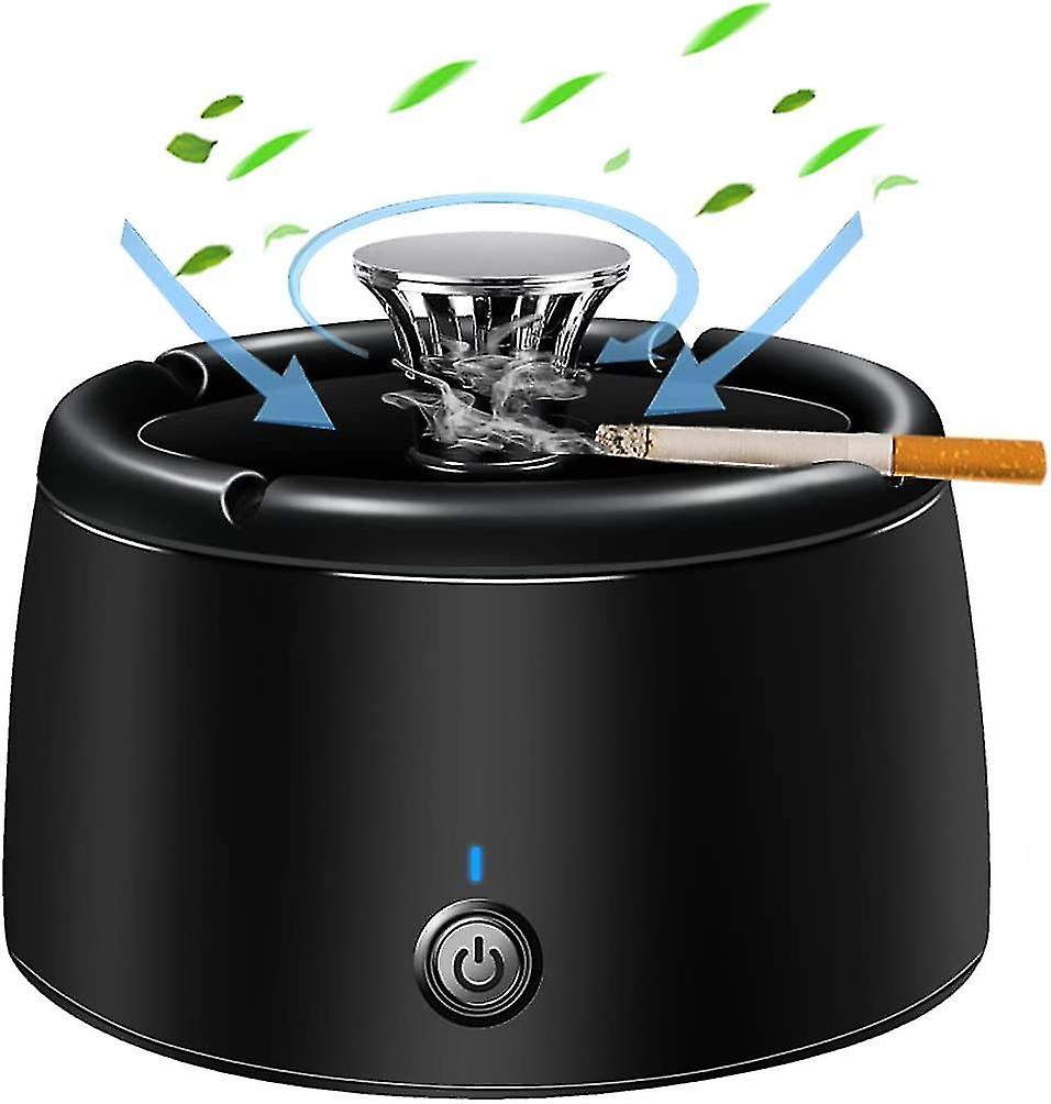 Junips | Odorless Smoke-Free Ashtray - Portable Smoke Catcher with Scent Filter