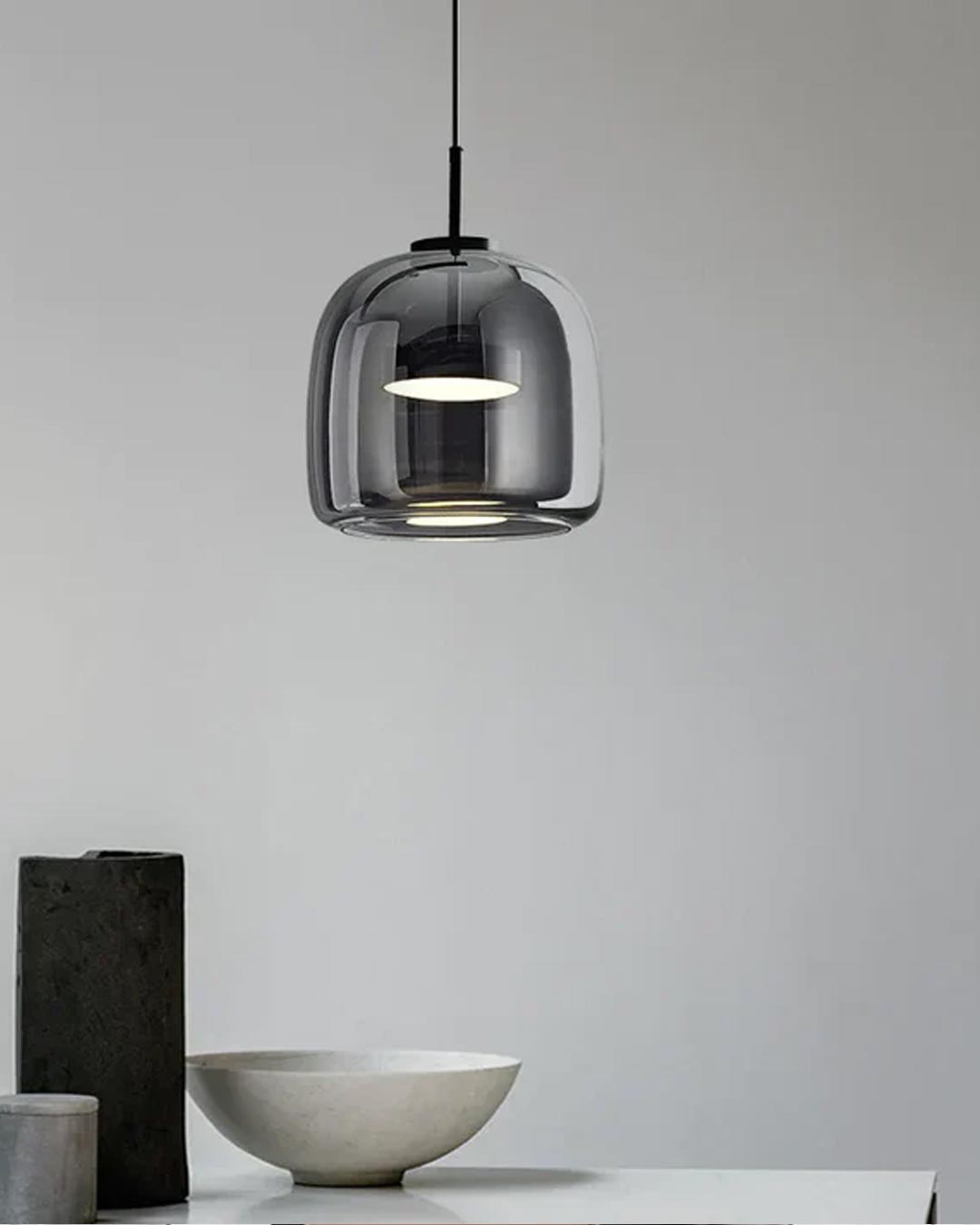 Junips | Valentino pendant light - Smoke - Set of 2