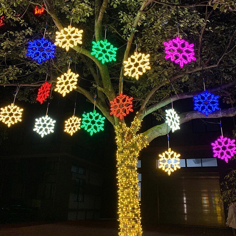 Junips | Waterproof LED Snowflake Light for Festive Winter Decoration