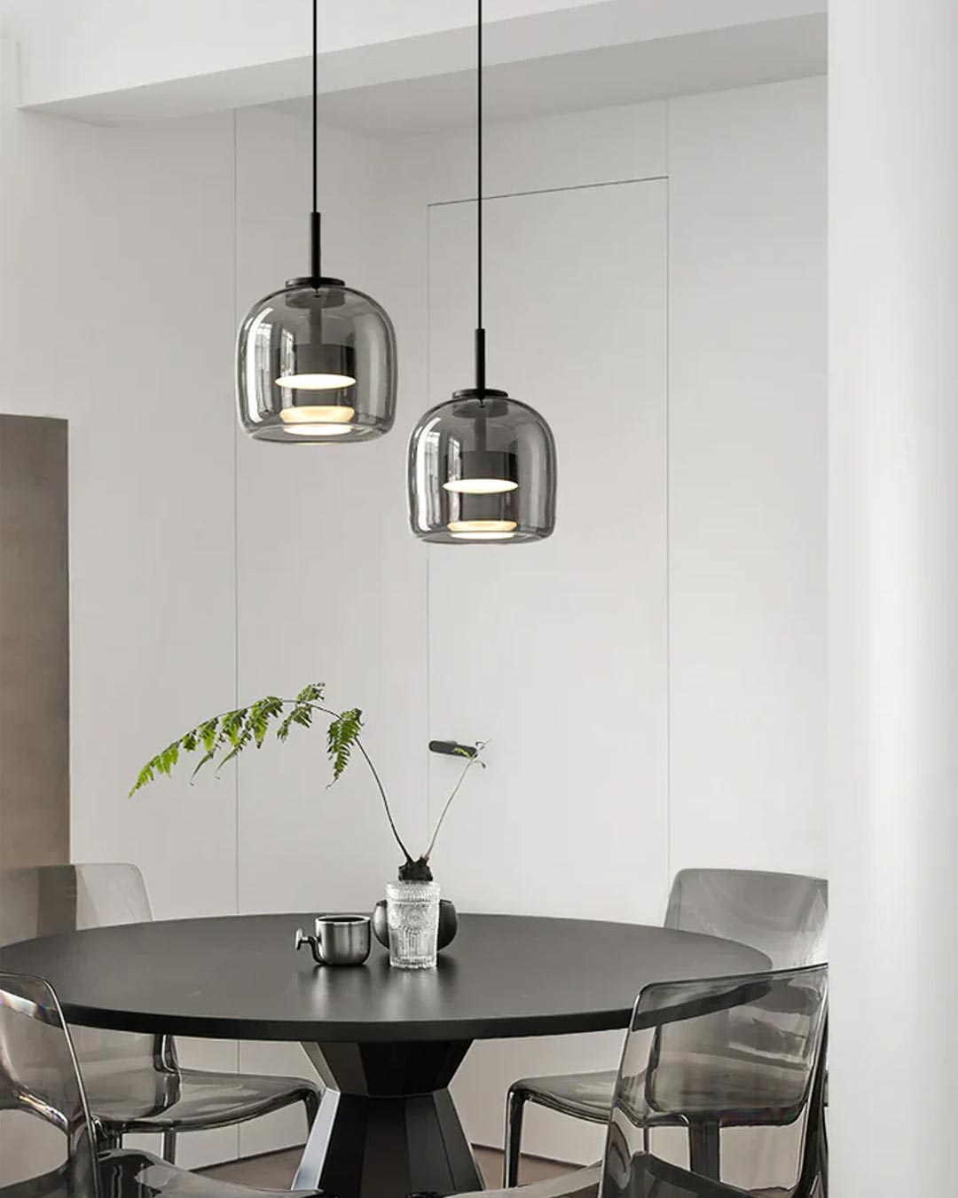 Junips | Valentino pendant light - Smoke - Set of 2