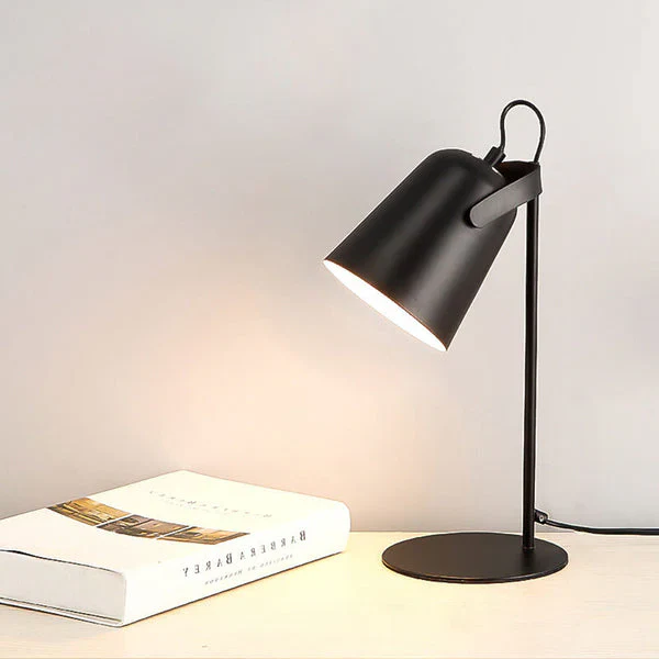 Junips | Nordic Macaron Color Creative Iron Bucket Design Light Table Lamp
