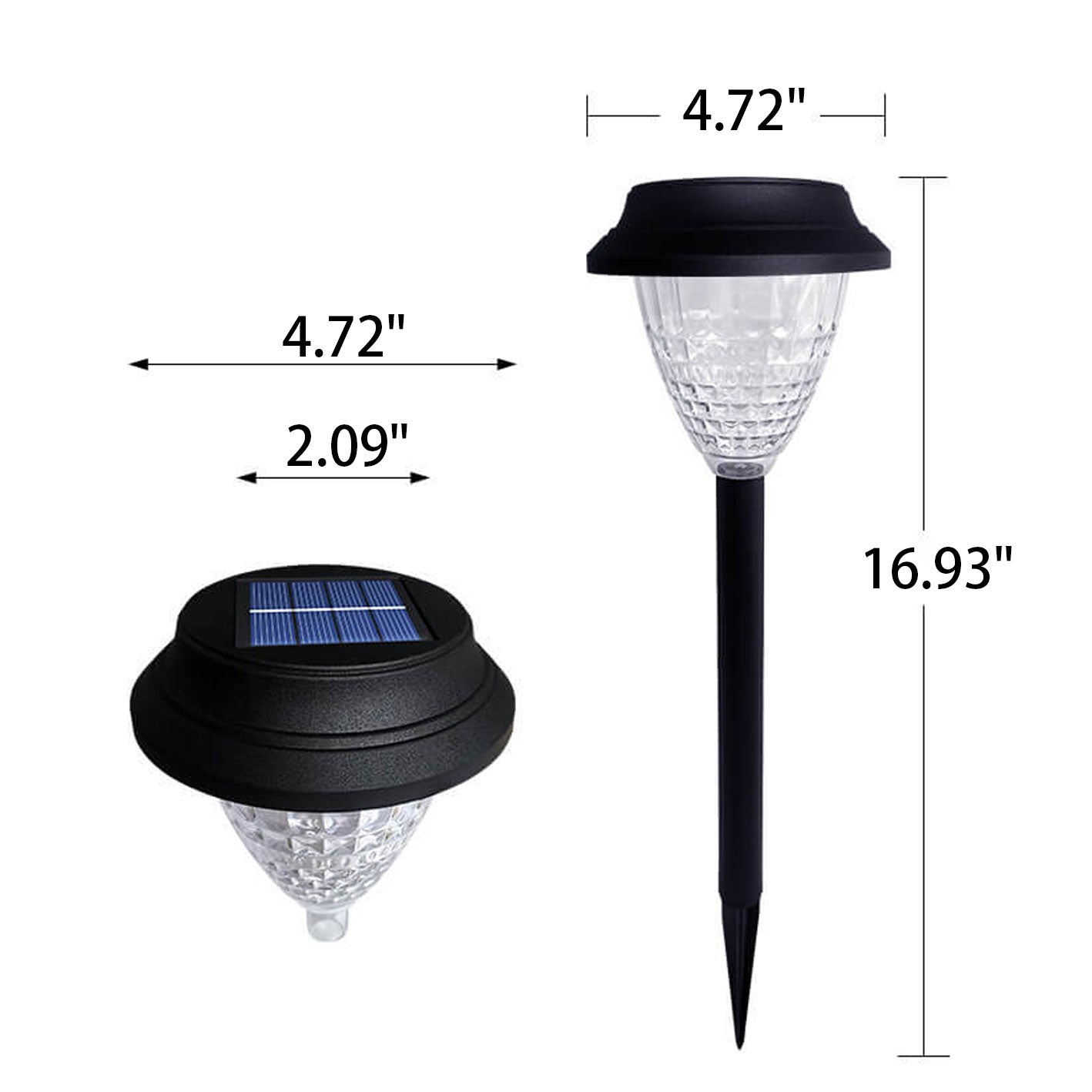Junips | Solar waterproof circular divergent light shadow design LED outdoor garden decorative light
