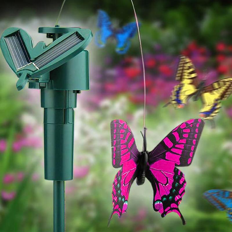 Junips | Solar-powered dancing hummingbird and butterfly