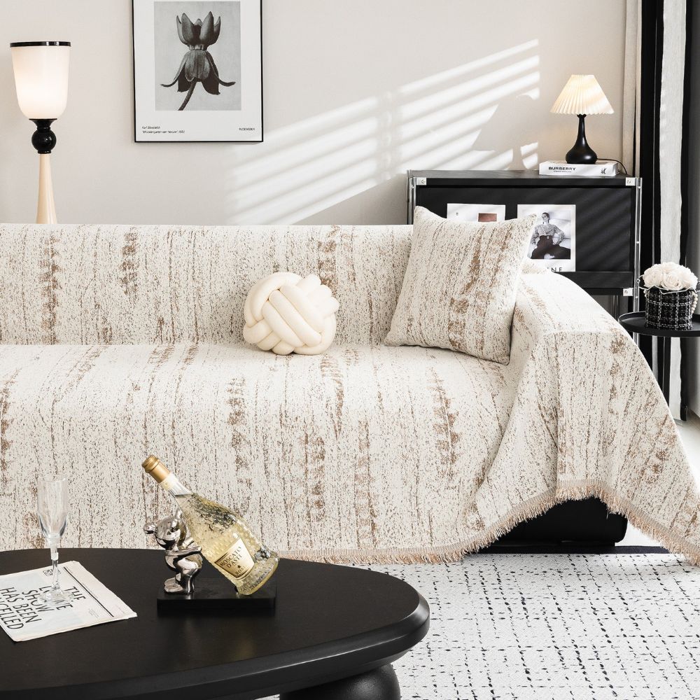 Junips | Almond Crest Sofa Cover
