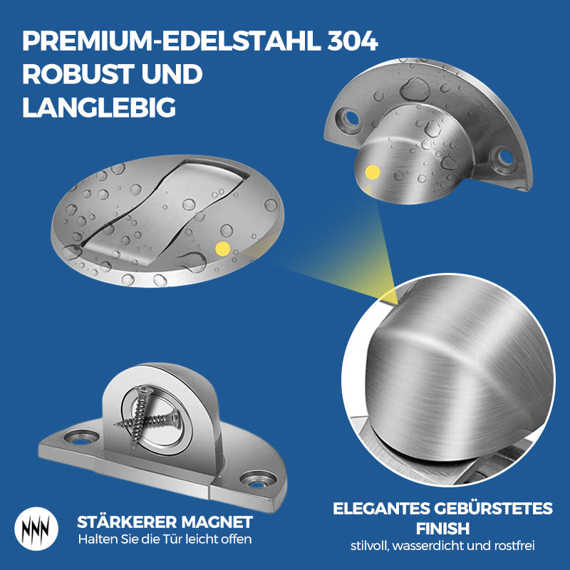 Junips | Invisible magnetic door stop made of stainless steel