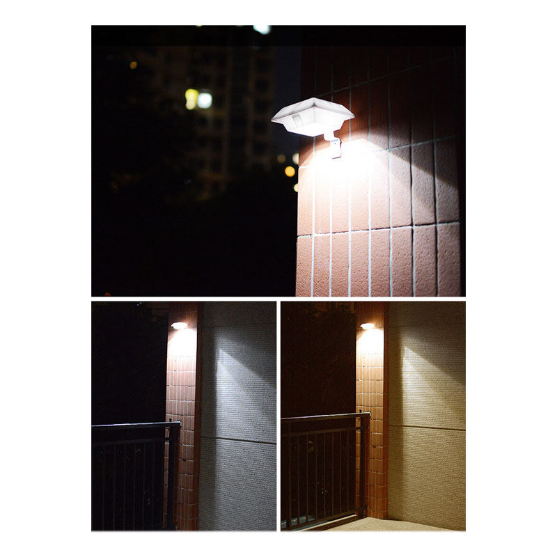Junips | Solar UFO Shape Design Fence Light LED Outdoor Wall Lamp