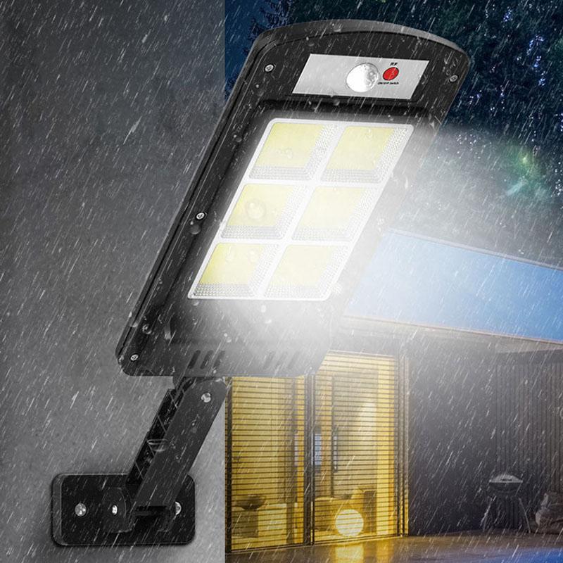 Junips | 200W Outdoor Solar LED Lamp with Remote Control, Motion and Twilight Sensor