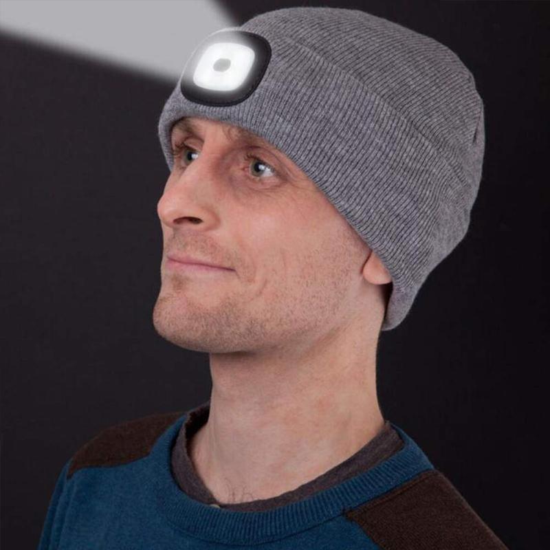 Junips | Removable LED Headlamp Beanie Hat