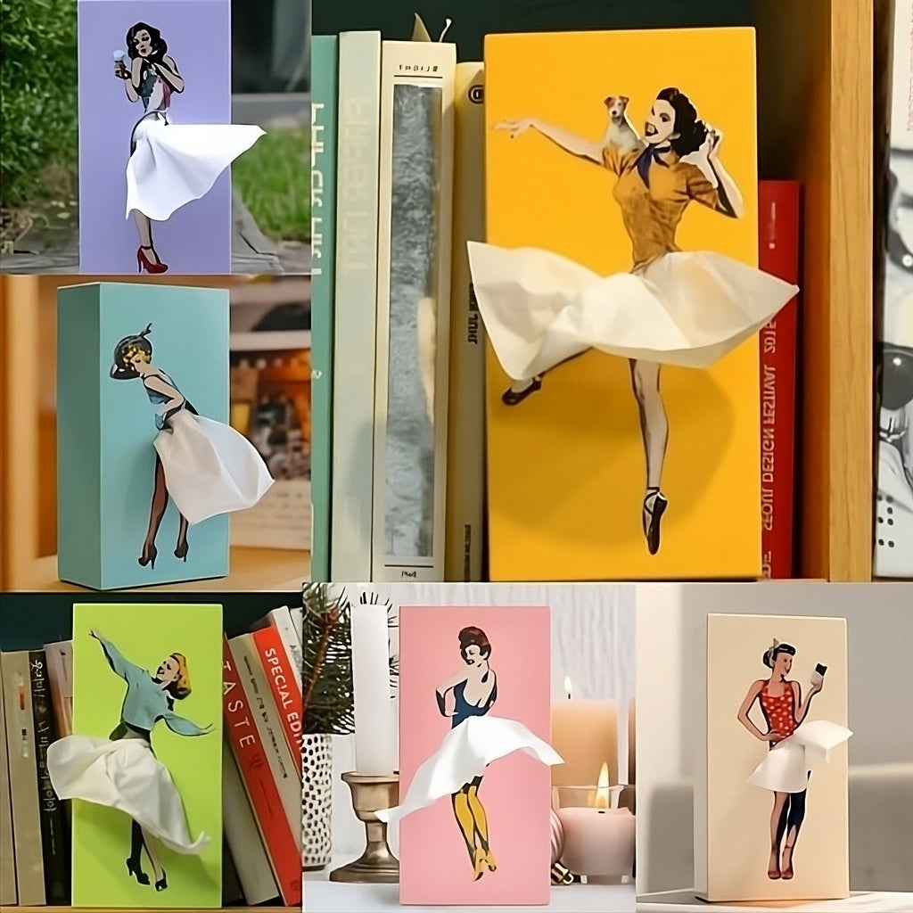 Junips | Flying Skirt Tissue Box