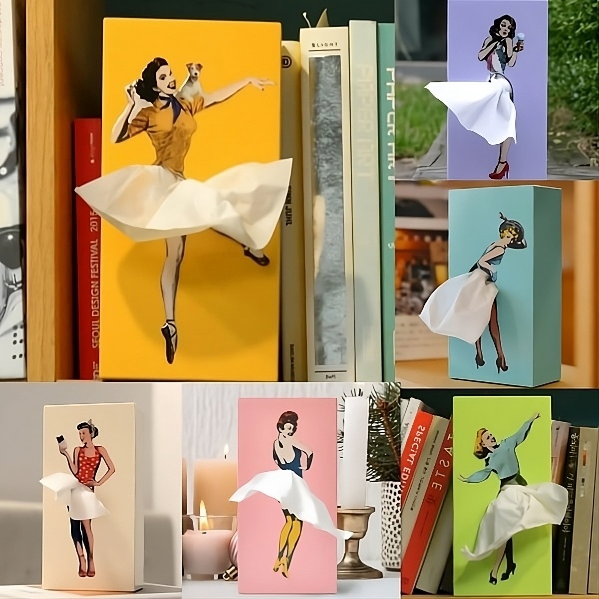 Junips | Flying Skirt Tissue Box