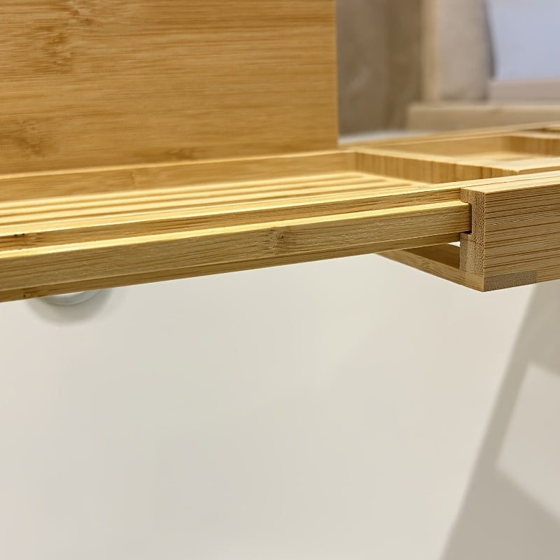 Junips | Bamboo Bathtub Tray - For Ultimate Relaxation