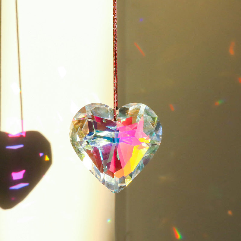 Junips | Hanging Heart Sun Catcher Prism Crafts