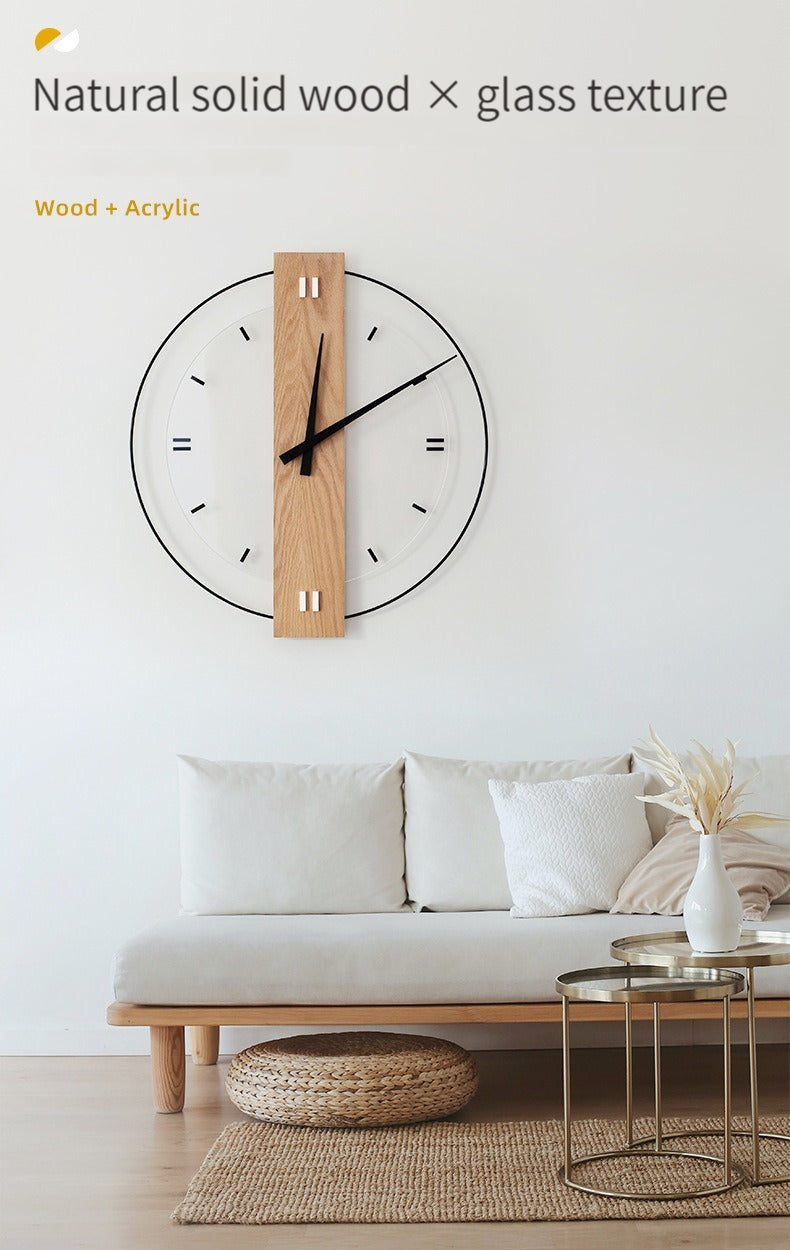 Junips | Solid Wood Nordic Wall Decoration Clock 40cm