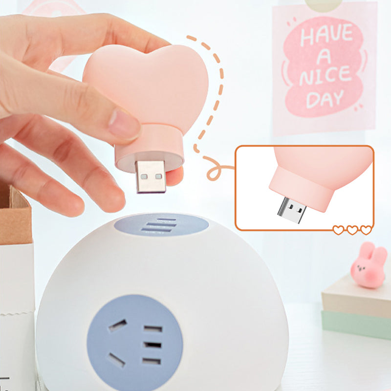 Junips | Cute Heart Shaped Night Light