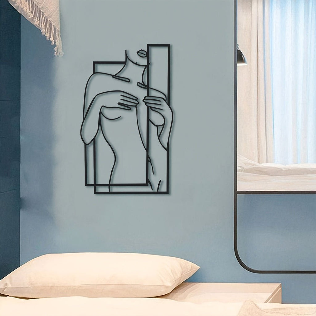 Junips | LineaArt Metal Wall Decoration - Modern Minimalist Wall Art for Bedroom