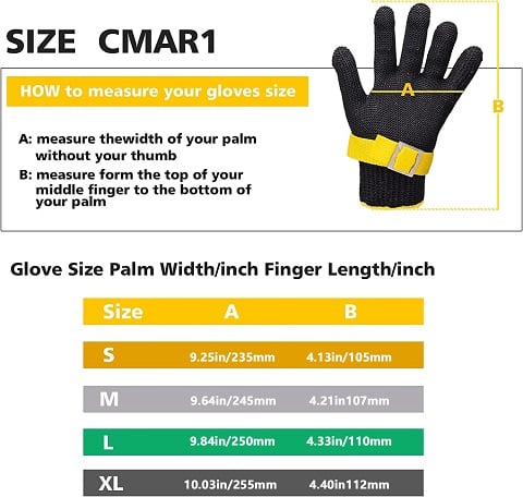 Junips | Food grade stainless steel mesh metal glove