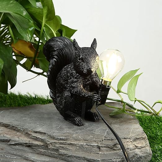 Junips | Table lamp squirrel resin LED animal light