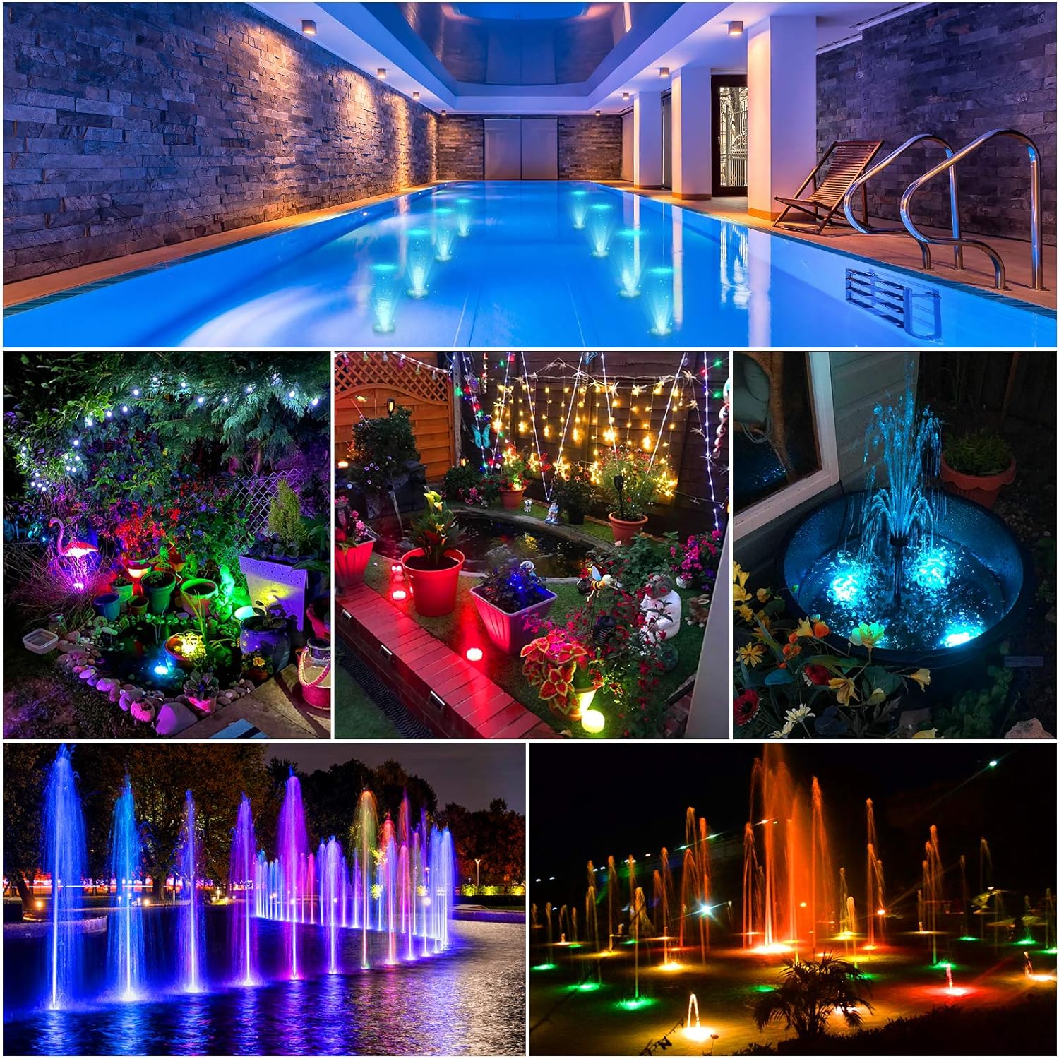 Junips | Underwater pool lighting with 10 LEDs