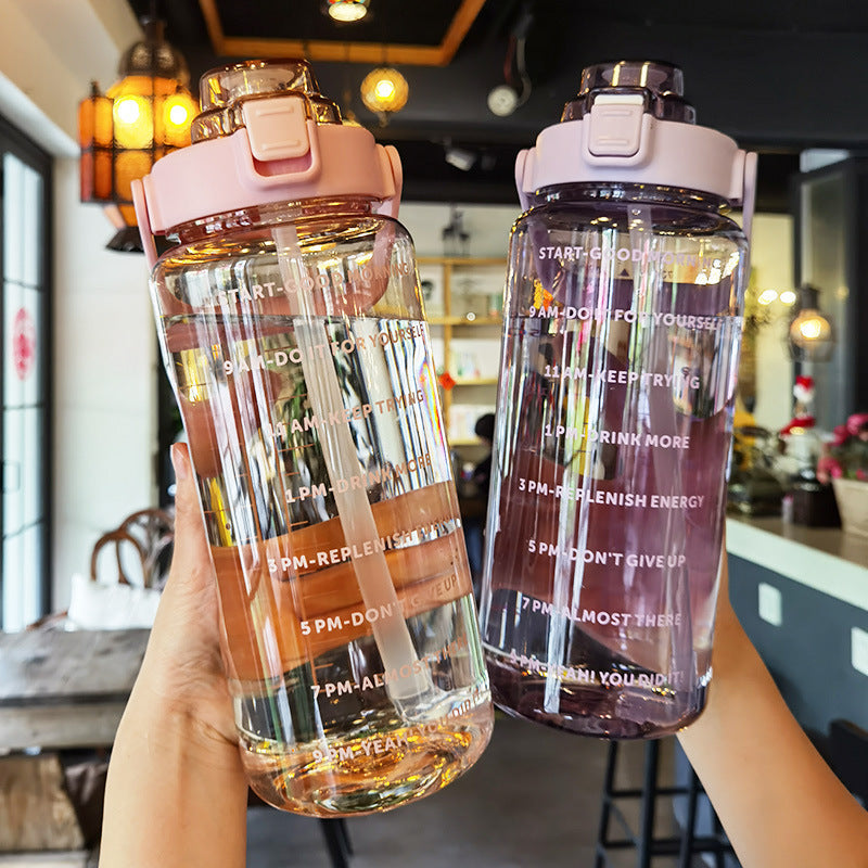 Junips | Large Plastic Cup Portable Water Bottle