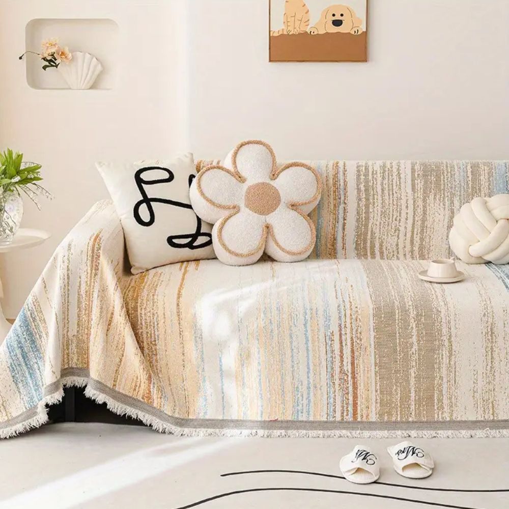 Junips | Serene Stripes Sofa Cover