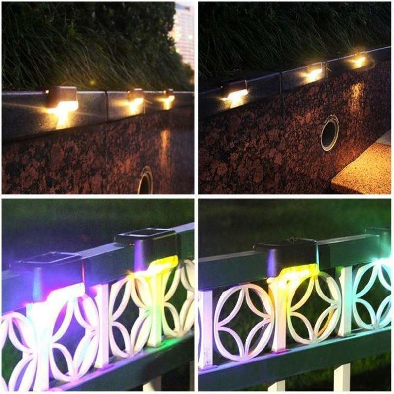 Junips | Waterproof Stair Solar Lights for Outdoors (4 pieces)