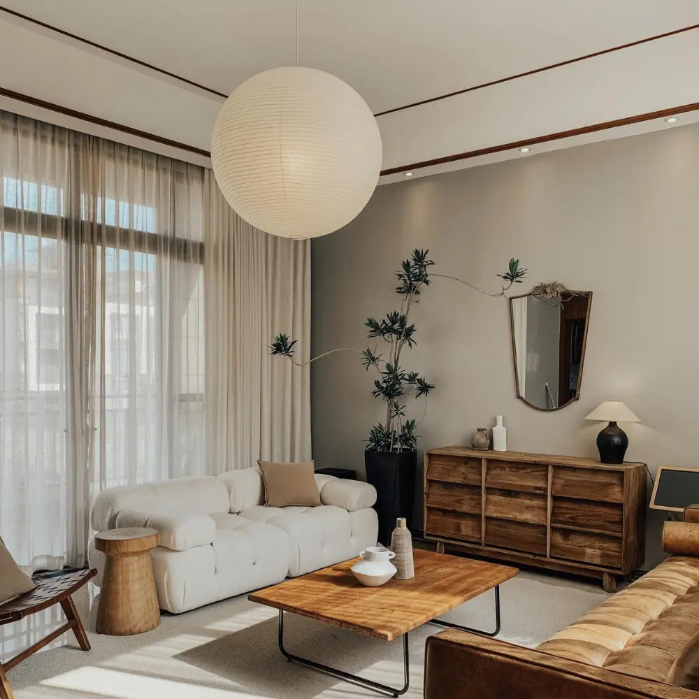 Junips | Seiran Pendant - Minimalist Japandi Hanging Lamp