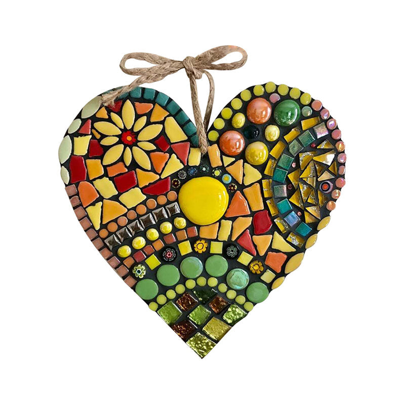 Junips | Large Garden Mosaic Heart Decoration