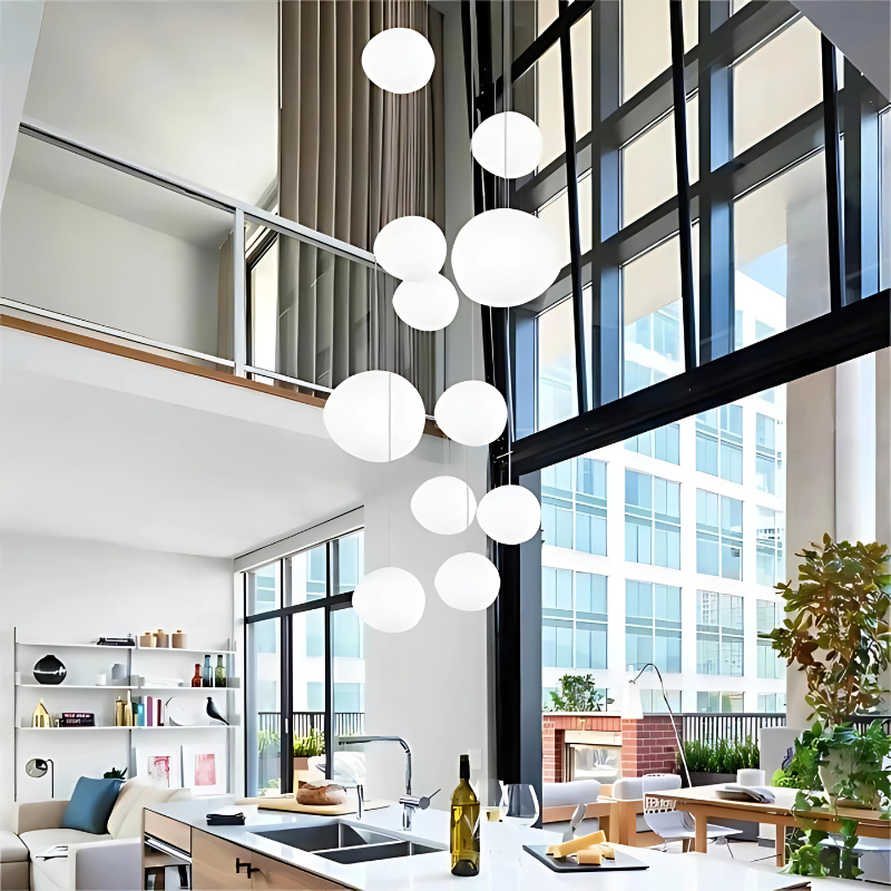 Junips | Elegant Glass Pebble Pendant Light