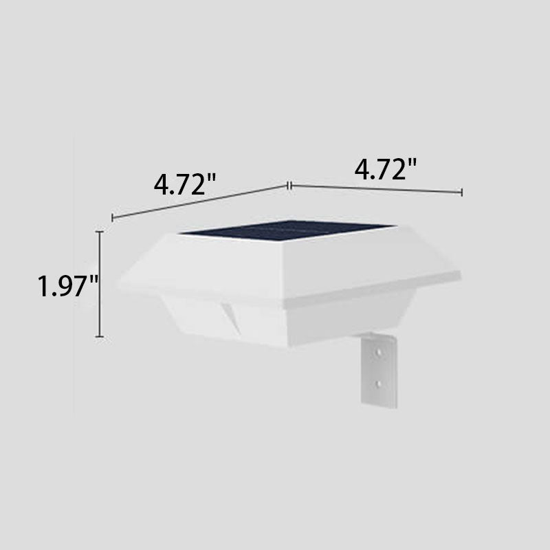 Junips | Solar UFO Shape Design Fence Light LED Outdoor Wall Lamp
