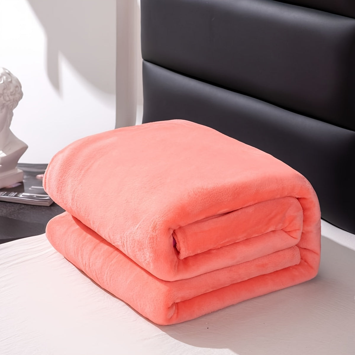Junips | Soft and warm gray flannel blanket for all seasons