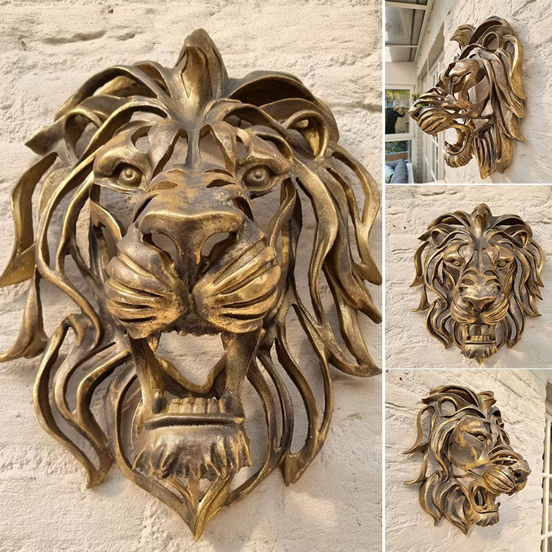Junips | Lion Head Wall Art