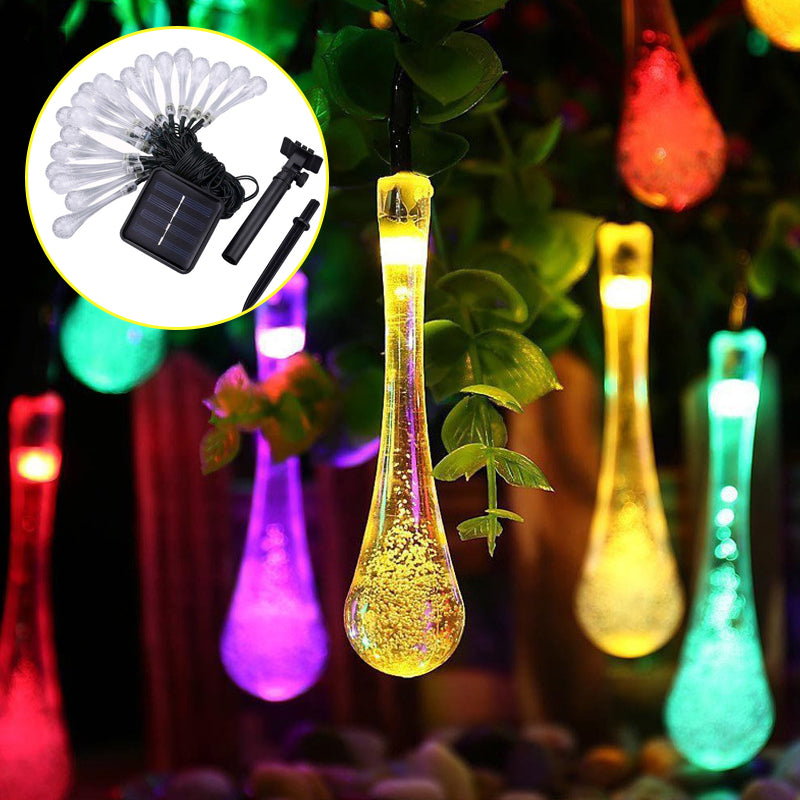Junips | Solar Water Droplet String Lights