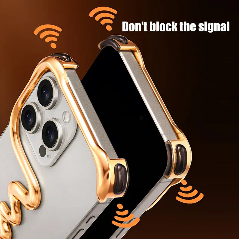 Junips | Frameless Metal Track Bumper iPhone Case