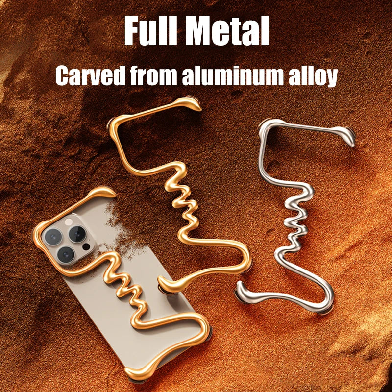 Junips | Frameless Metal Track Bumper iPhone Case