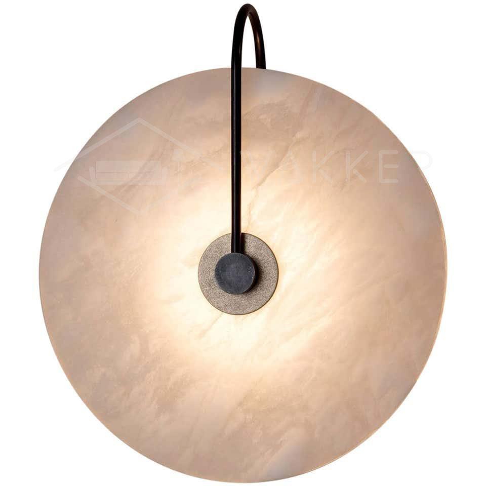 Junips | White Alabaster Wall Lamp