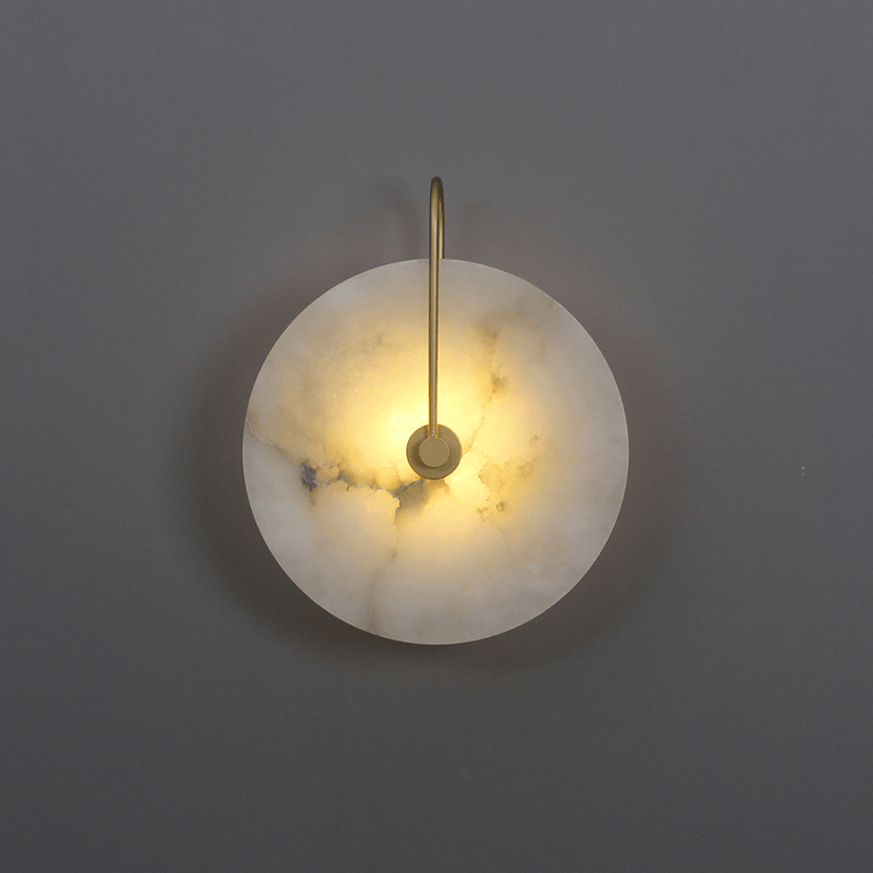 Junips | White Alabaster Wall Lamp