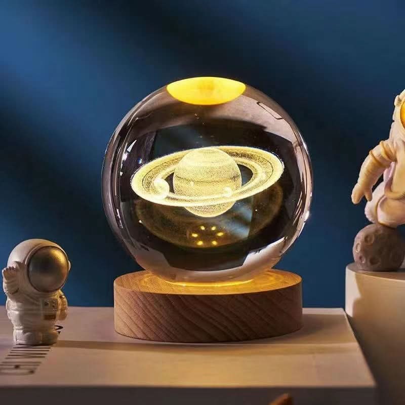 Junips | Elegant 3D LED Night Light with Sparkling Star Effect
