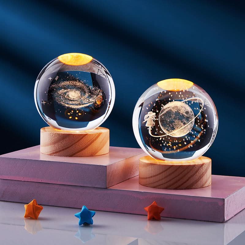 Junips | Elegant 3D LED Night Light with Sparkling Star Effect