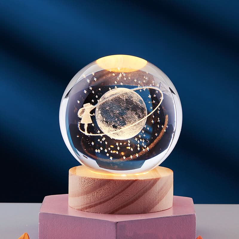 Junips | Elegant 3D LED Night Light with Sparkling Star Effect