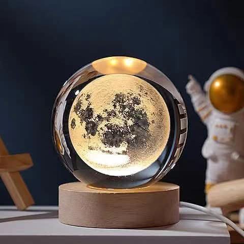 Junips | Elegant 3D LED Night Light with Sparkling Star Effect