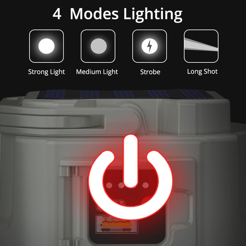 Junips | Solar LED Outdoor USB rechargeable Explorer Camping Light