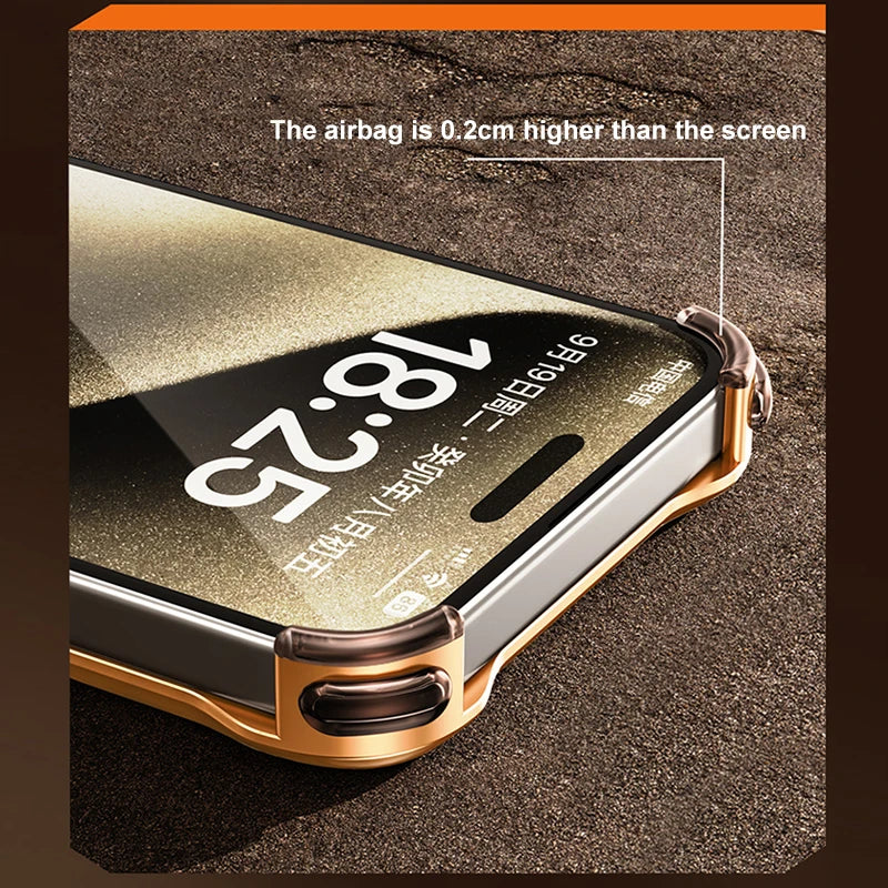 Junips | Frameless Metal Track Bumper iPhone Case