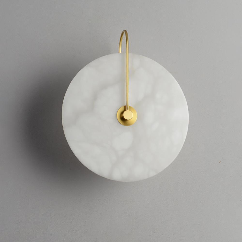Junips | White Alabaster Wall Lamp