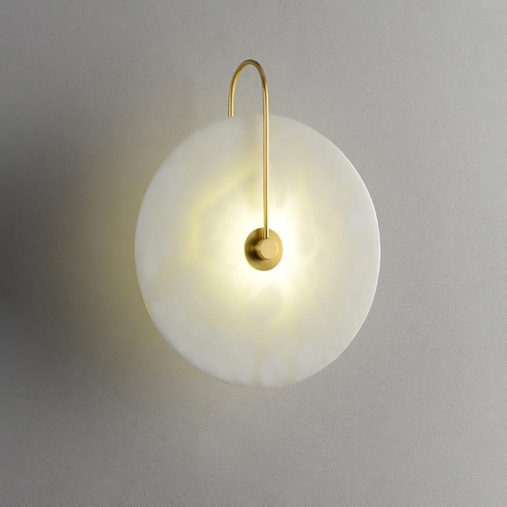 Junips | White Alabaster Wall Lamp
