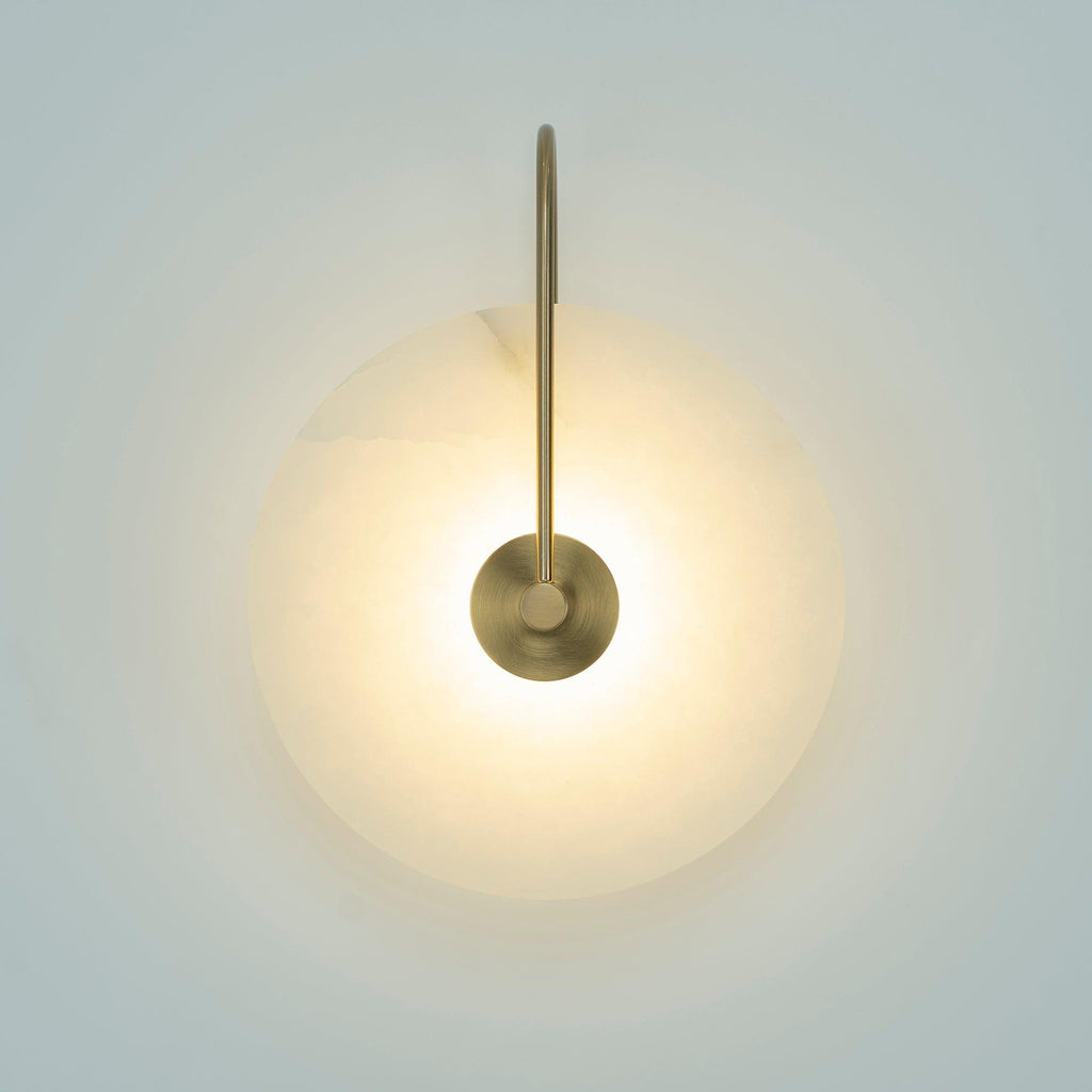 Junips | White Alabaster Wall Lamp