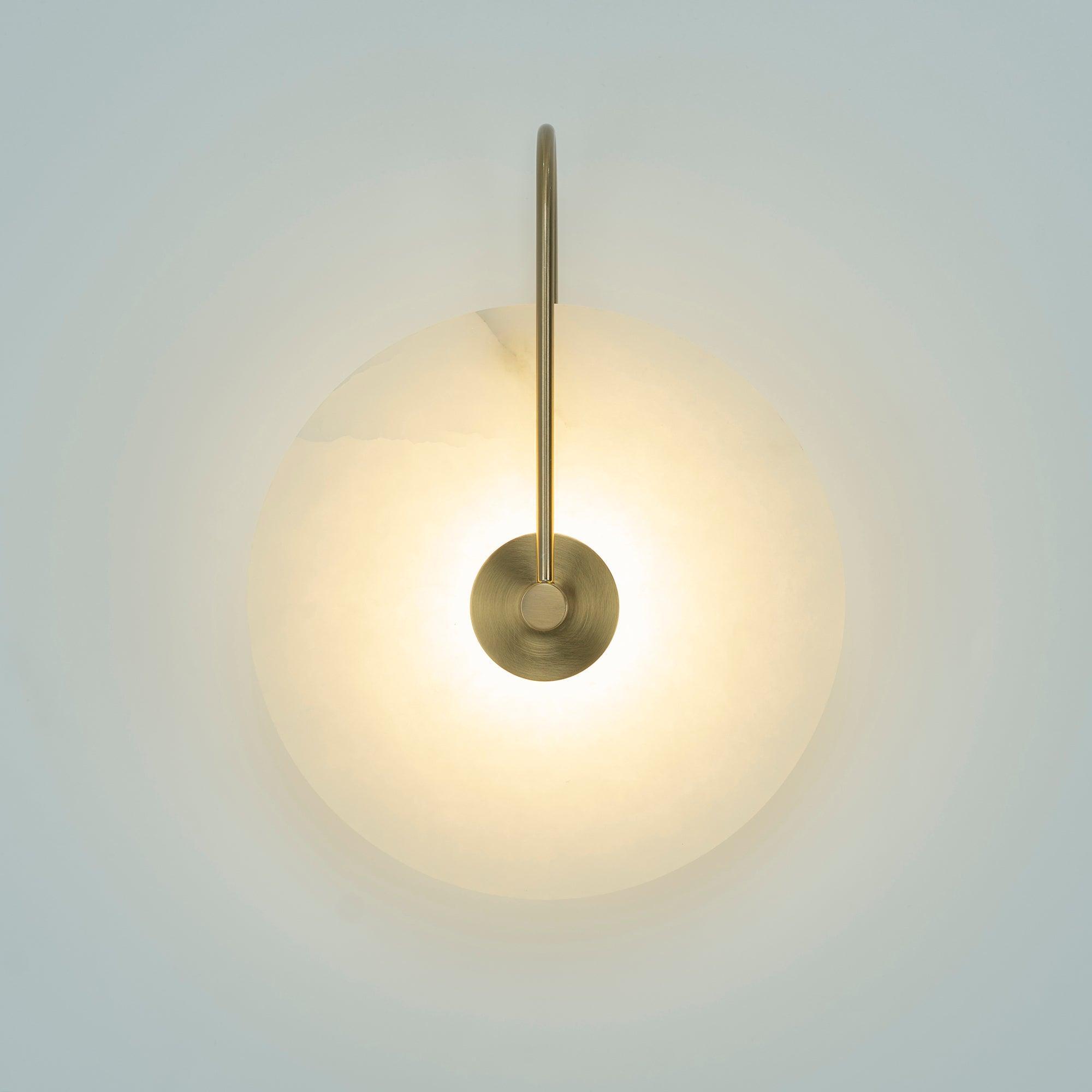 Junips | White Alabaster Wall Lamp