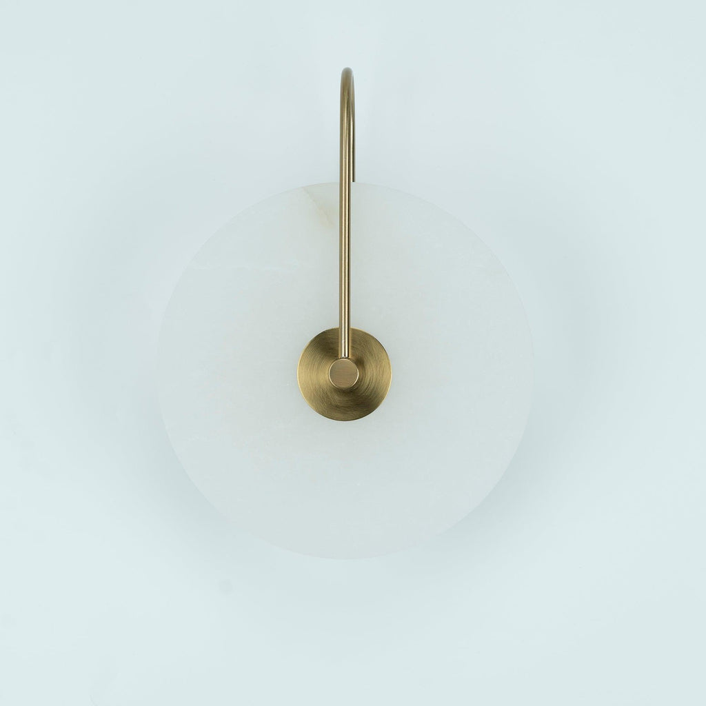 Junips | White Alabaster Wall Lamp