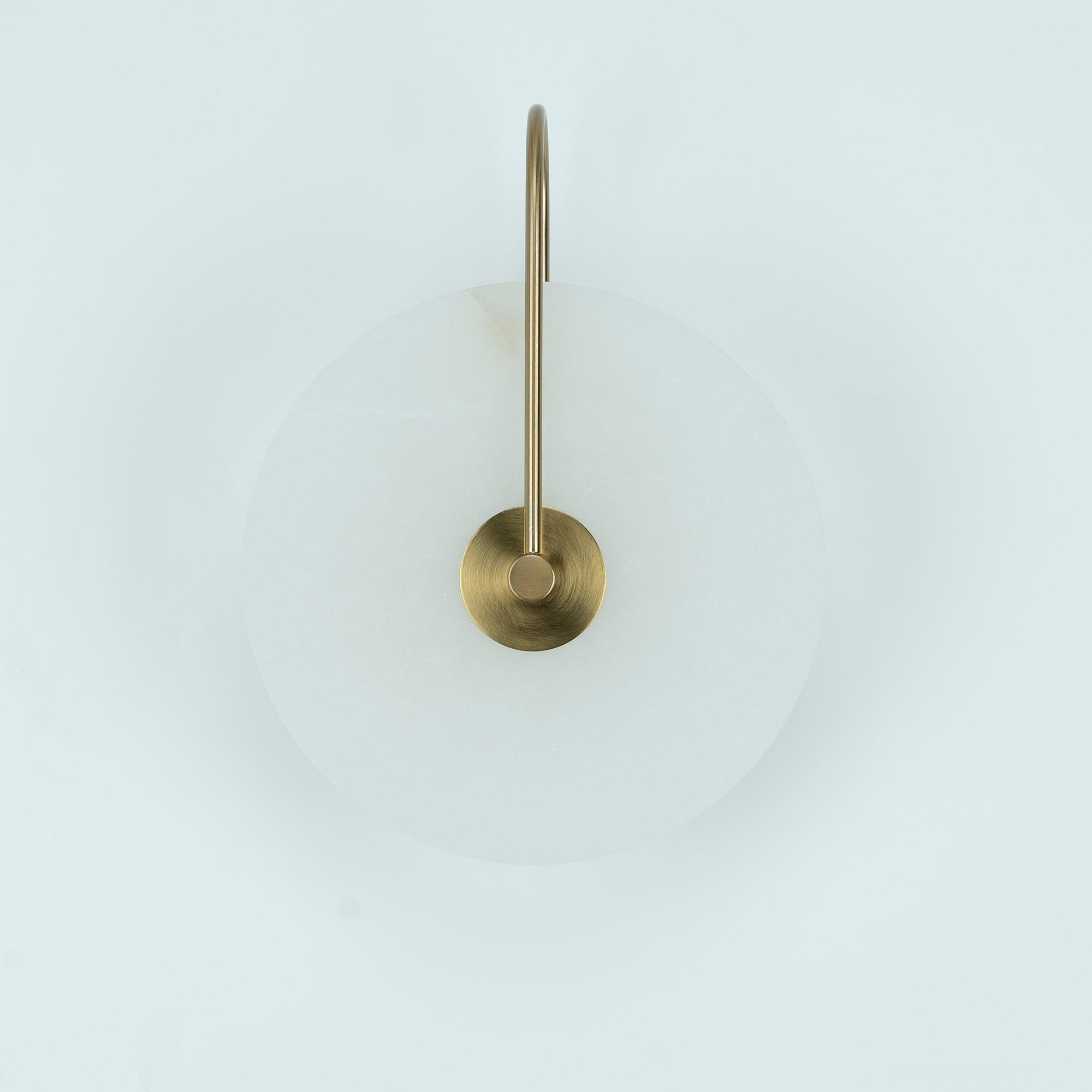 Junips | White Alabaster Wall Lamp