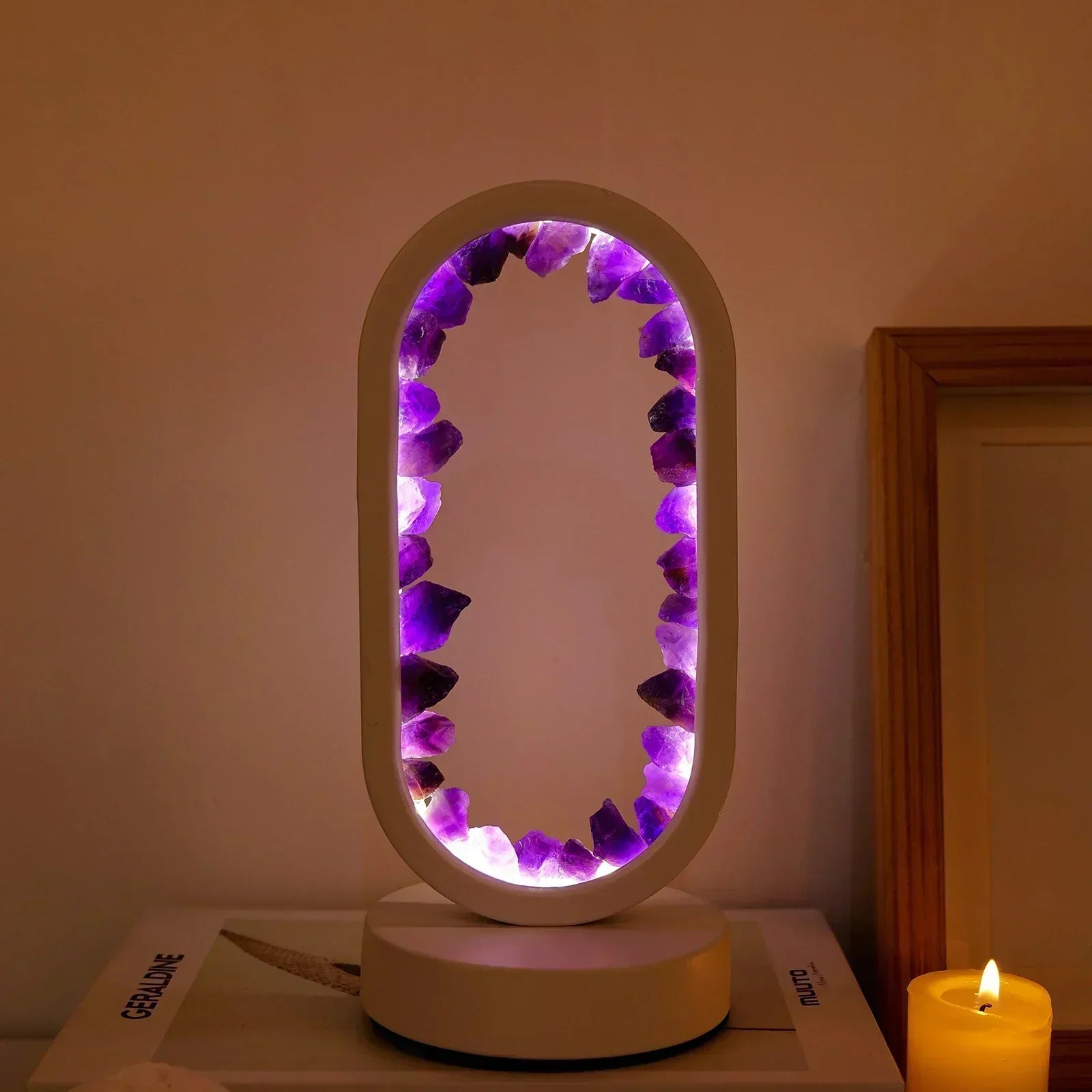 Junips | Table lamp with crystal ambient light design