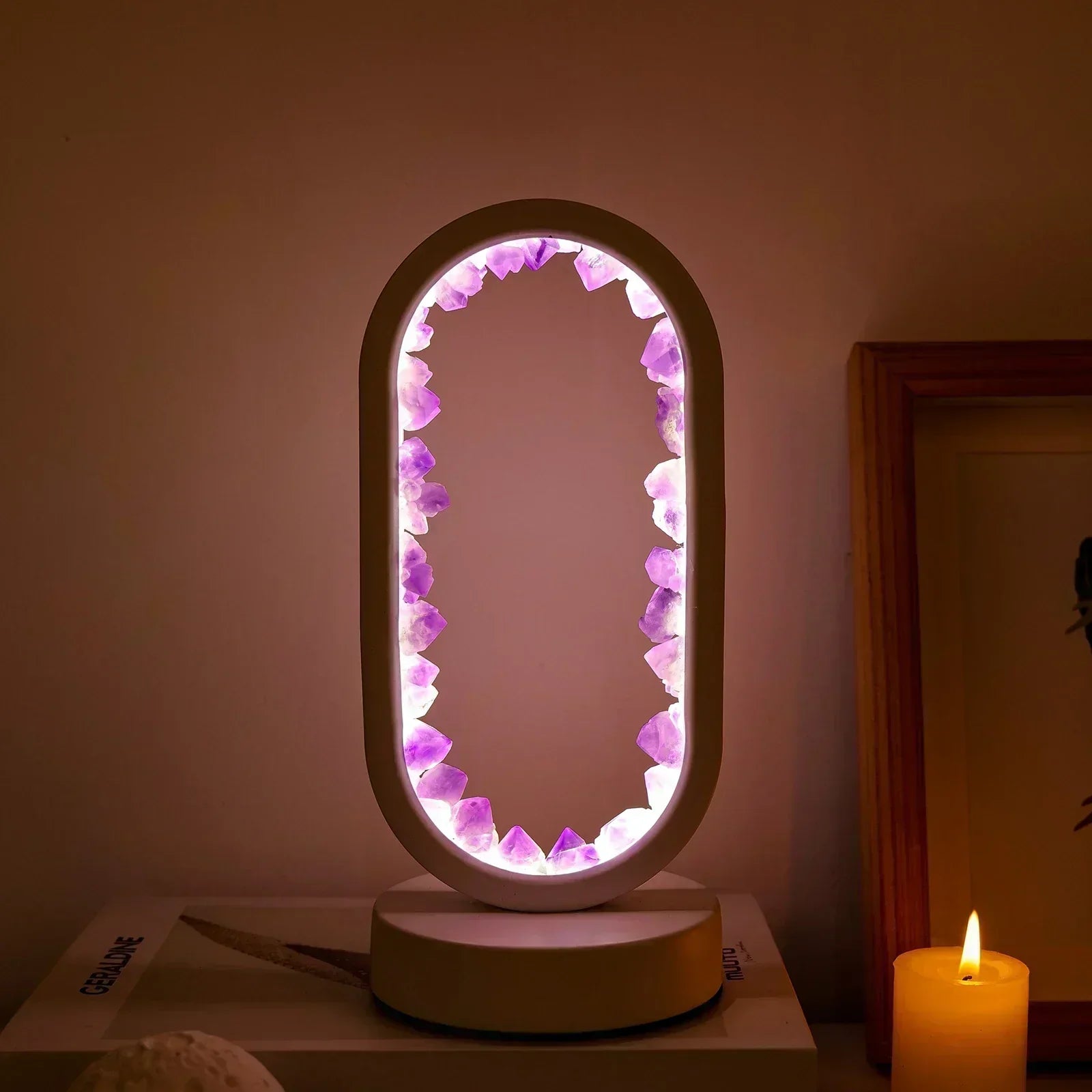 Junips | Table lamp with crystal ambient light design